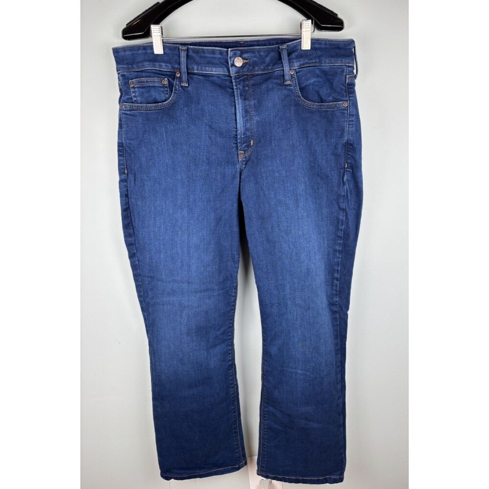 Women’s NYDJ Sz 16W Dark Wash 36 x 27.5 High Rise Barbara Bootcut Jeans